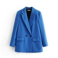 thumbnail image 1 of qILAKOG Women's Blazers & Suit Jackets Womens Blazer Jackets Long Sleeve Lapel Open Front Pockets Casual Work Office Blazers Button Jacket Suit with Pocket Women Business Suits, 1 of 8