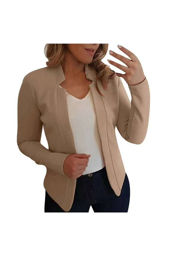 Women's Blazers & Suit Jackets Womens Casual Blazers Open Front Long Sleeve Suit Jacket Work Office Blazer Jackets Blazers for Women Business Casual