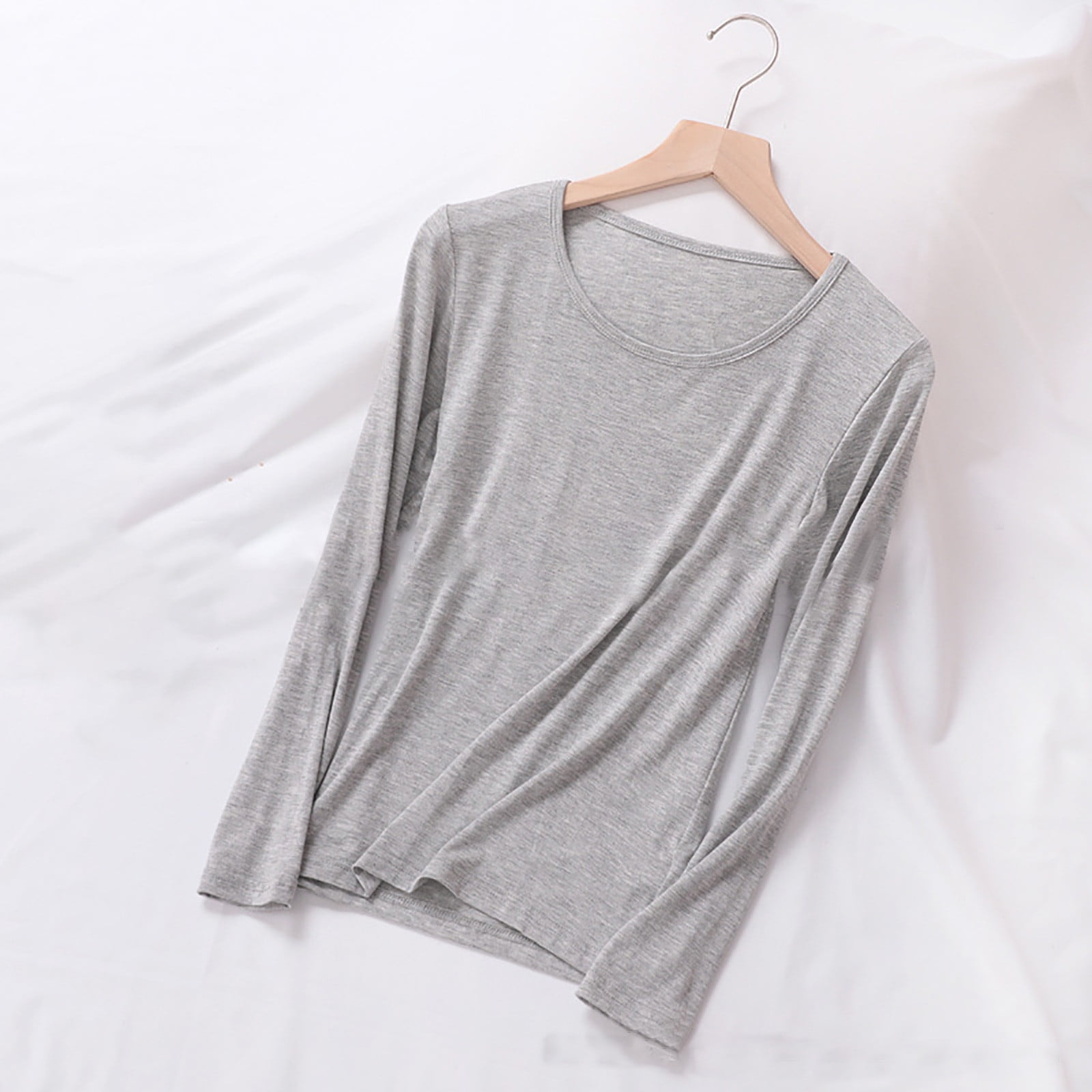 Ultra Game Women's Super Soft Sleep Shirt - NFL Licensed Lounge Wear, Heather Gray Small