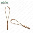 thumbnail image 1 of qLoop Copper Tongue Cleaner - Ayurvedic Copper Health for Fresh Breath - Set of 2, 1 of 5