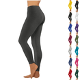 thumbnail image 1 of qafoshin High Waisted Leggings for Women Non See Stretchy Tummy Control Soft Yoga Pants for Running Gym Workout, 1 of 9