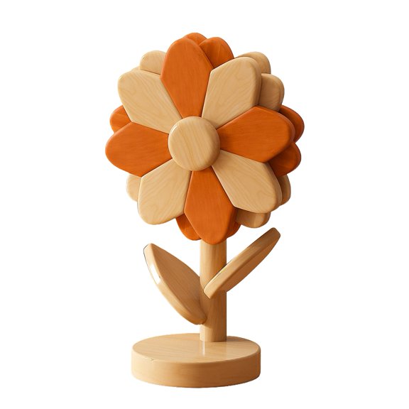 qajexluz Sunflower Shaped Table Protectors Heat Resistant Trivets for Countertops Sunflower Trivets for Hot Dishes Heat Resistant Beech Wood Pot for Pots