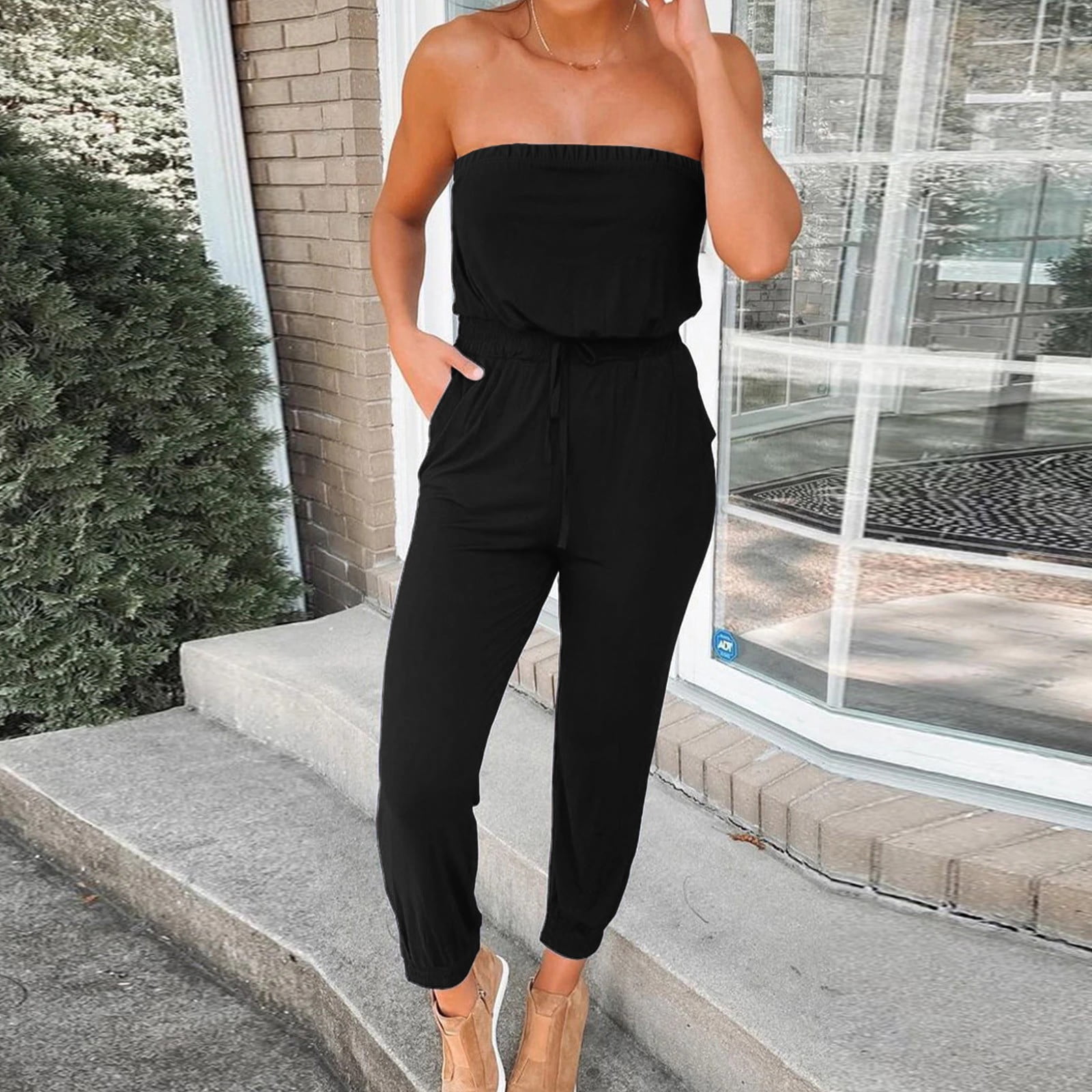 Long Jumpsuit - Black