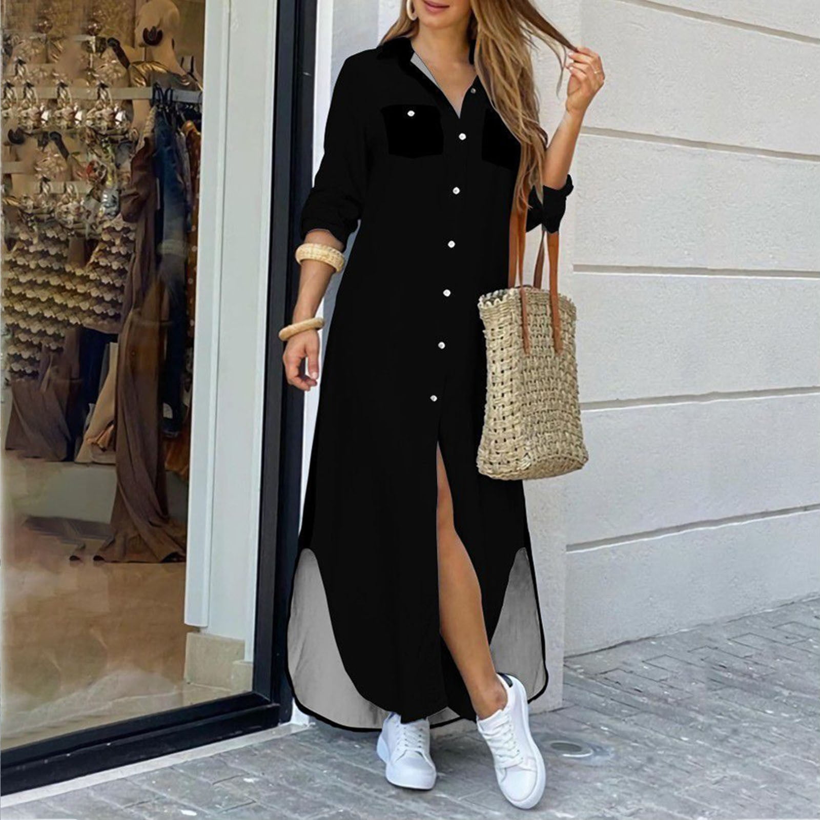 Womens top maxi shirt