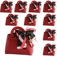 thumbnail image 1 of qczoyp Leather Gift Bags with Handles: 10 Pcs Party Favor Bags with Ribbon, Reusable Mini Gift Bags for Birthdays, Baby Shower,Weddings,Party Favor, Holiday Presents (Red), 1 of 8