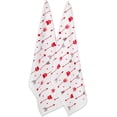 thumbnail image 1 of qefuia Valentine''s Day Collection Kitchen, Dishtowel Set, 18X26, Arrow Collage, 2 Piece, 1 of 6