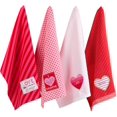 thumbnail image 1 of qefuia Valentine''s Day Collection Kitchen, Dishtowel Set, 18X26, Love, 4 Piece, 1 of 6
