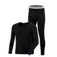 thumbnail image 1 of qelini Fleece Lined Thermal Underwear for Men Seamless Thermal Inner Wear Long Sleeve Warm Base Layer Top Bottom Set, 1 of 8