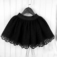 thumbnail image 1 of qelini Girls Tulle Tutu Skirt Lace Mini Skirt Elastic High Waist A-line Skirt Performance Solid Color Skirt for Ages 7-14, 1 of 3