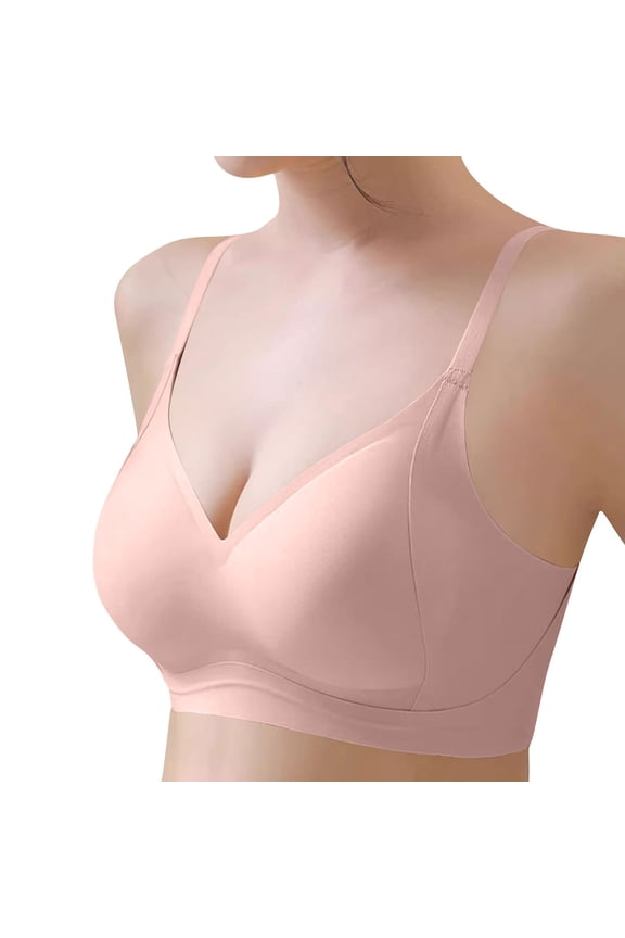 Jelly Bras Plus Size Thin Strap Breathable Bralettes Wireless Seamless Racerback Soft Daily Lingerie