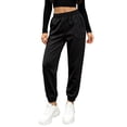 thumbnail image 1 of qelini Jogger Pants for Kids 1-14 Years with Pocket Long Pants Solid Color Pants for Fall Winter Wear, 1 of 6