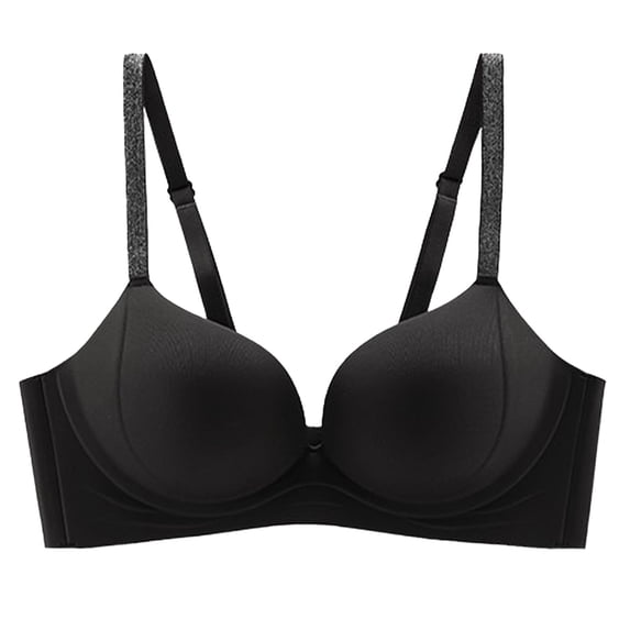 qelini Lace Push up Bras for Women Racerback Adjustable Straps Breathable Everyday Bra with Back Closure