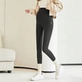 thumbnail image 1 of qelini Maternity Leggings for Women High Waist Solid Color Belly Support Pants Elastic Full Length Yoga Pants, 1 of 6