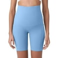 thumbnail image 1 of qelini Maternity Leggings for Women High Waist Solid Color Belly Support Pants with Pockets Elastic Capri Yoga Pants, 1 of 4
