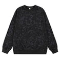 thumbnail image 1 of qelini Mens Sweatshirts Crewneck Long Sleeve Pullover Solid Lightweight Sweatshirts Versatile Casual Tops, 1 of 3