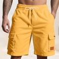 thumbnail image 1 of qelini Mens Swim Trunks Big and Tall Loose with Pockets Elastic Drawstring Waist Bermuda Shorts Print Cloths, 1 of 9