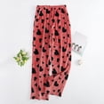 thumbnail image 1 of qelini Pajama Pants for Women Plus Size Elastic Waist Pants Cute Printed Flannel Loungewear Pants Oversized Warm PJs Bottoms, 1 of 7