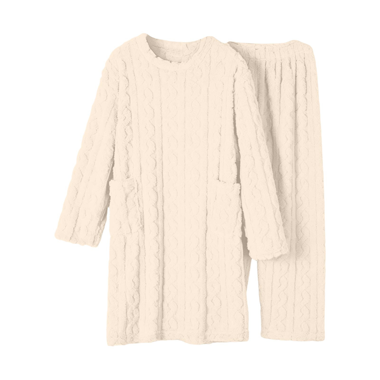 qelini Plush Fleece Robe for Women Plus Size Thickened Warm Winter Sleepwear with Tie Waist & Shawl Collar Solid Color Loungewear