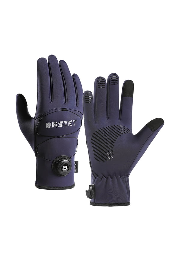 Snow Gloves for Men Touch Screen Windproof Hand Warmers Mittens Gloves for Cycling Outdoor Sports