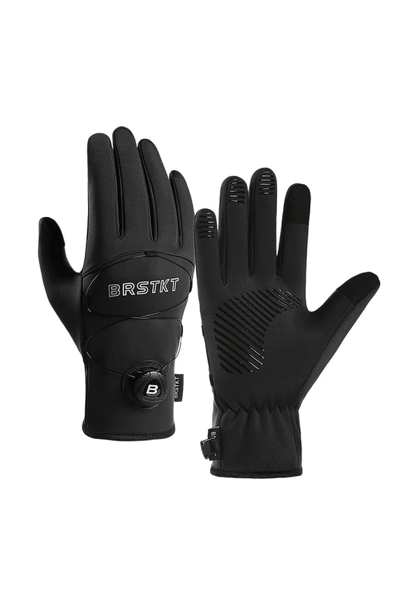 Snow Gloves for Men Touch Screen Windproof Hand Warmers Mittens Gloves for Cycling Outdoor Sports