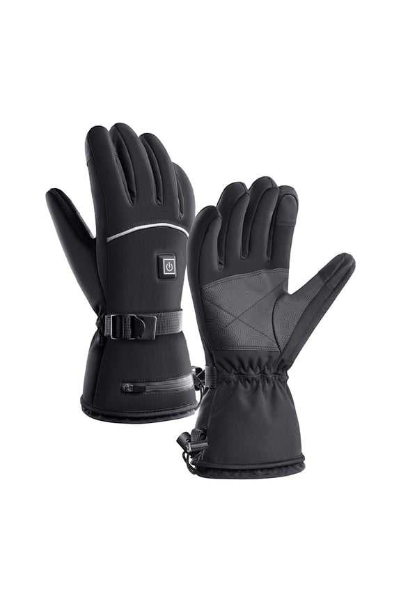 Snowboarding Gloves for Men Waterproof Insulated Hand Warmers Mittens Full Finger Gloves for Cold Weather