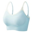 thumbnail image 1 of qelini Soft Bras for Women Smoothing Comfortable Yoga Underwear Workout Solid Color Breathable Everyday Bra, 1 of 2