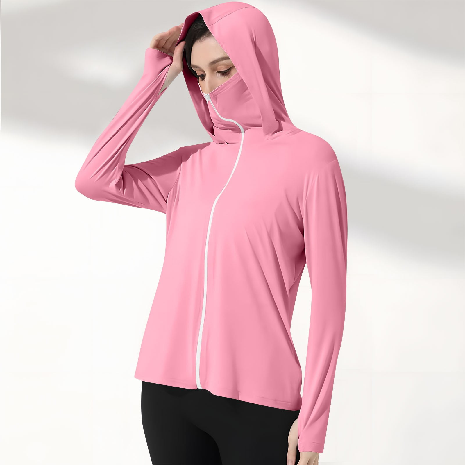 Zoeecloth Women's UPF 50+ UV Sun Protection Clothing Zip Up