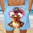 thumbnail image 1 of qelini Swim Trunks for Men Big and Tall Running Shorts Drawstring Waist Print Shorts Swimwear Bottoms, 1 of 6