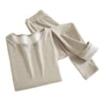 thumbnail image 1 of qelini Thermal Underwear for Men Seamless Solid Lightweight Long Johns Warm Base Layer Top & Bottom Set for Cold Weather, 1 of 3