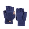 thumbnail image 1 of qelini Unisex Winter Heated Gloves Convertible Flip Hand Warmers Mittens Half Finger Double-sided Heating Gloves, 1 of 3