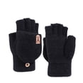 thumbnail image 1 of qelini Unisex Winter Heated Gloves Convertible Flip Hand Warmers Mittens Half Finger Double-sided Heating Gloves, 1 of 3