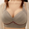 thumbnail image 1 of qelini Wacoal Bras for Women Underwire Plus Size Comfortable Push up Bras Solid Color Breathable Everyday Bra, 1 of 3