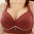 thumbnail image 1 of qelini Wacoal Bras for Women Underwire Plus Size Comfortable Push up Bras Solid Color Breathable Everyday Bra, 1 of 9