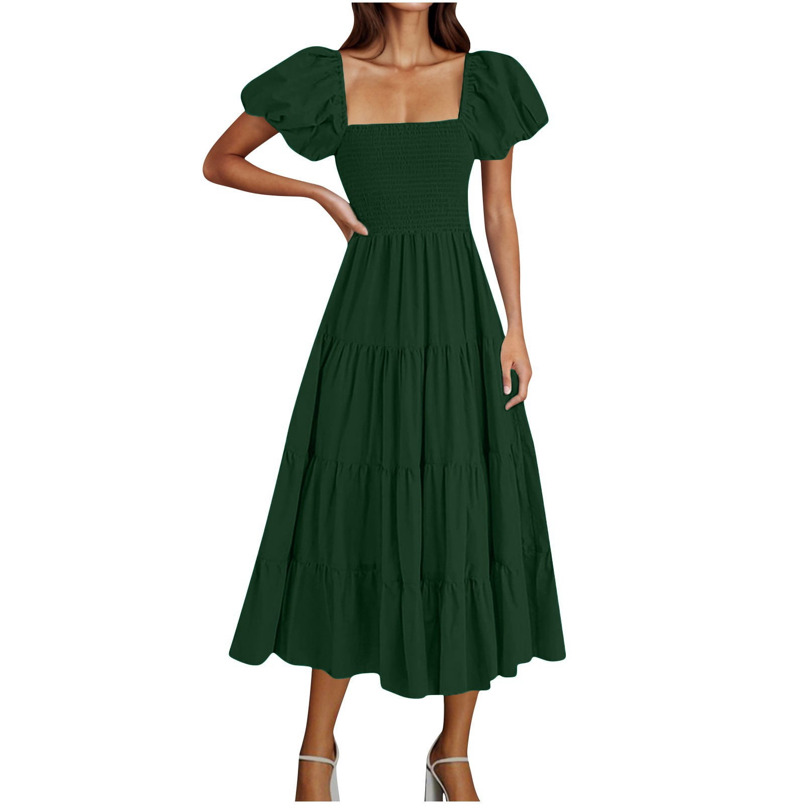 green winter wedding dress Berylove Women Dark Green Mother of the Bride Dress with Slit Off the Shoulder Lace A Line Maxi Winter Wedding Guest Dress with Sash, Dark Green /