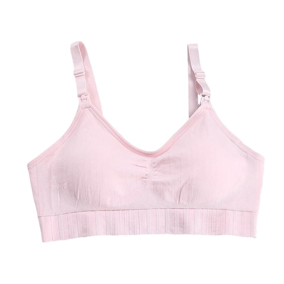 qelini Wireless Push up Bra for Women Seamless Breathable Everyday T-Shirt Bra with Adjustable Straps
