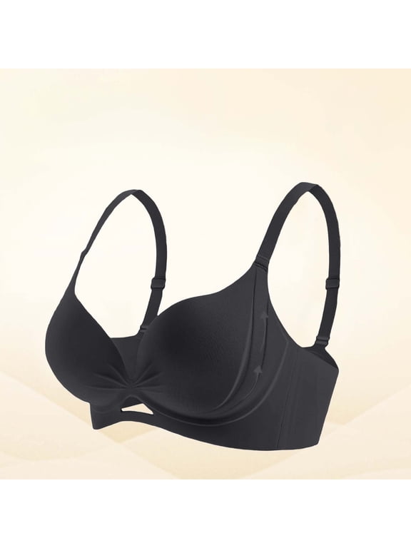 Wireless Sports Bras for Women Plus Size Thin Strap Breathable Bralettes Side Support Seamless Racerback Soft Daily Lingerie