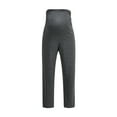 thumbnail image 1 of qelini Women's Maternity Leggings High Waist Solid Belly Support Leggings Elastic Comfortable Full Length Yoga Pants, 1 of 8