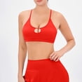 thumbnail image 1 of qelini Womens Sports Bra High Support Tank Style Cotton fitsness Bra Summer Shapewear Casual Fashion Shockproof Gymsling Chest Pad Solid Color S-XL, 1 of 4