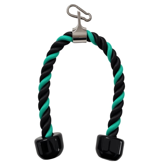 qibylift Heavy Tricep Rope Cable Attachments Cable Machine Accessories for Home Gym, Nylon Tricep Rope for Cable Machine Attachments, Pulley System Attachment, LAT Pull Down Attachment Weight Fitness