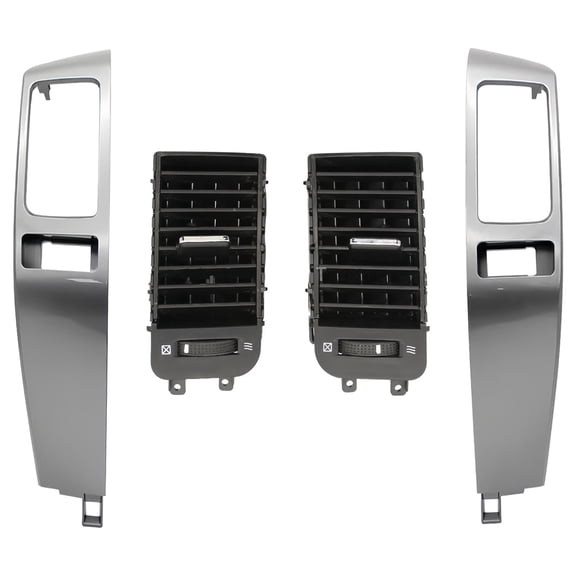 qiden Car Center Console Dash Air Vent Panel For Toyota Land Cruiser Prado 120 2003-2009, Air Vent Outlet Assembly-A