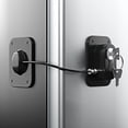 thumbnail image 2 of Refrigerator Lock For Kids, 2 Pcs Fridge Door Locks Child Lock Safety For Refrigerator Freezer Door Strong Adhesive No Keys Needed For Fridge And Cabinets Door For Toddler Price In UAE 2 of 12