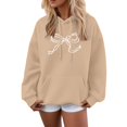 thumbnail image 1 of WCJM Gifts of Hoodie Women Bow Cute Hoodie for Hoodies Trendy Sweatshirt Print Casual Pullover Sweatshirts Women's Hoodies & Sweatshirts, 1 of 6