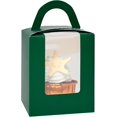 thumbnail image 1 of qiqee Halloween Individual Cuake Boxes Cuake Holders Disposable 60count Single Cuake Boxes with Window 3.7&#34; 3.7&#34;*4.5&#34; Cuake Containers For Halloween, 1 of 6