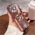 thumbnail image 1 of qiuchengBoutiques Transparent 3D Milk Tea Cup Soft Mobile Phone Case, Shape Trendy Electroplating Gradient Glitter Quicksand Milk Tea Cup Phone Case for iPhone Case, 1 of 4