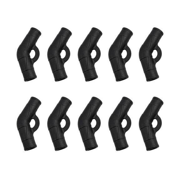 qiya 10pcs Camping Tent Pole Joint Tent Repair Accessories Tent Support Rod Connector