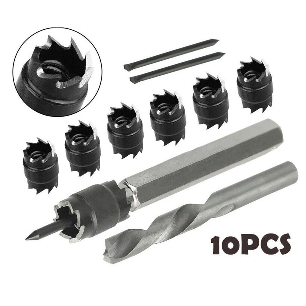 qiya 10pcs Spot Weld Drill Bit Rotary Spot Weld Drill Welding Joint