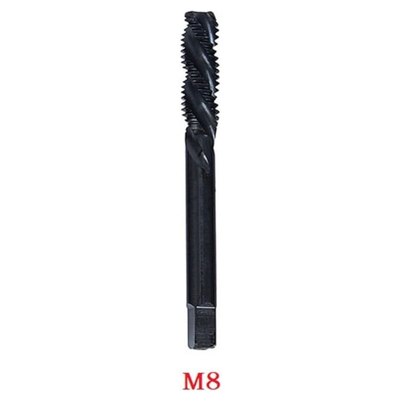 qiya 1PC HSS Machine Screw Thread Nitriding Spiral Metric Tap Drill Set For M3-