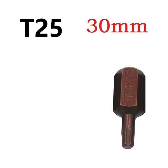 qiya 1pc 30/75MM Torx Screwdriver Bits Electric Wrench Socket Bit Magnetic Hex Shank Screwdrive Hand Tool T20/T25/T30/T40/T45/T50/T55