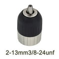 thumbnail image 1 of qiya 2-13mm Electric Drill Chuck Keyless Self-locking 3/8-24UNF Keyless Adapter, 1 of 10