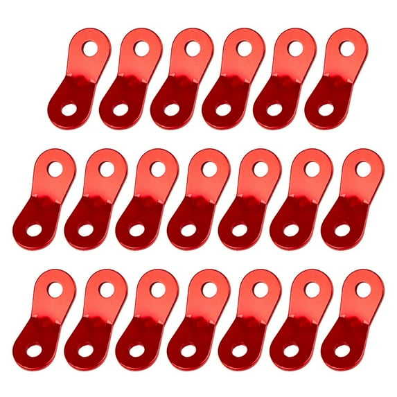 qiya 20pcs Aluminum AlloyTent Canopy Guyline Cord Adjuster Tensioners Rope Adjusters